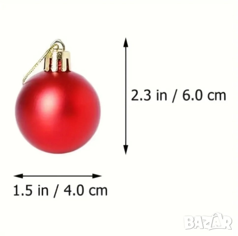 Коледен комплект за украса на Елха, снимка 4 - Декорация за дома - 52102566