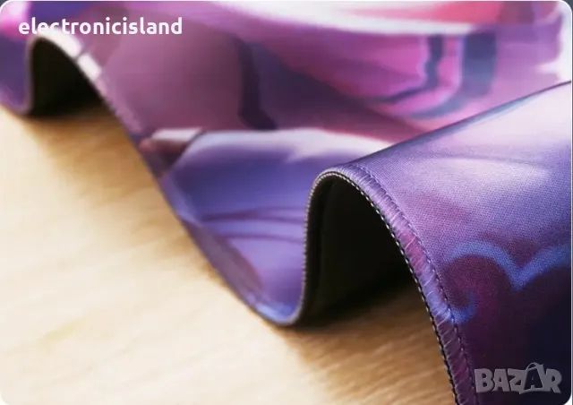 ROG Голяма удължена подложка за мишка пад pad и клавиатура опора за китката неплъзгаща гумена основа, снимка 5 - Джойстици и геймпадове - 47945851