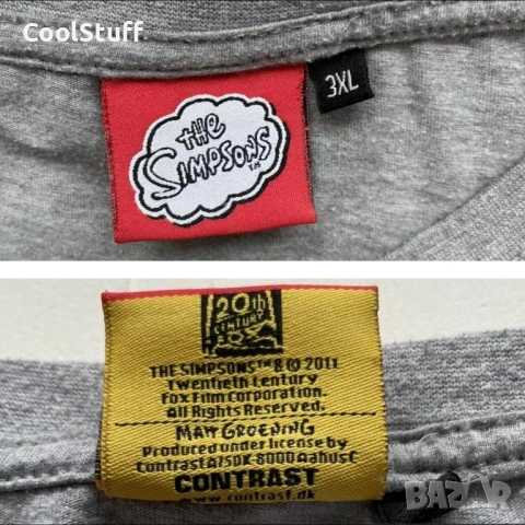Мъжка Тениска The Simpsons Размер 3XL, снимка 3 - Тениски - 53937225