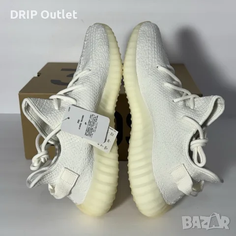 !НОВИ! Yeezy Boost 350 V2 | Cream/Triple White | + КУТИЯ, снимка 4 - Маратонки - 55750765