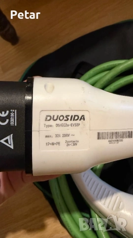 Type 2 кабел за зареждане на електромобил 8 кв, снимка 2 - Аксесоари и консумативи - 54008677