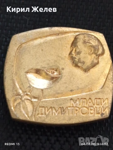 Пет значки стари редки от соца МЛАДИ ДИМИТРОВЦИ, ПЪРВЕНЕЦ В СЪРЕВНОВАНИЕТО за КОЛЕКЦИЯ 48600, снимка 4 - Колекции - 50904473