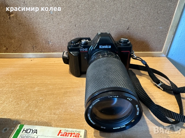 фотоапарат "Konica TC-X" + обективи и чанта, снимка 2 - Фотоапарати - 54321105