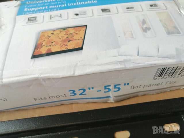 Стойка за стена за телевизор до 55", снимка 9 - Стойки, 3D очила, аксесоари - 52547868