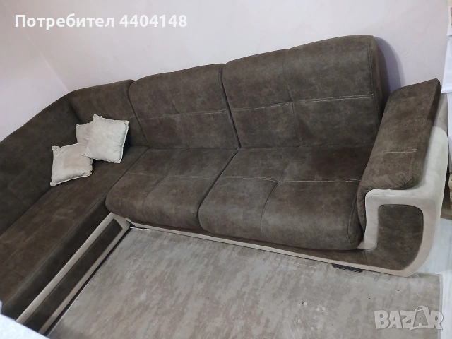 Ъглов диван, снимка 2 - Дивани и мека мебел - 54018593