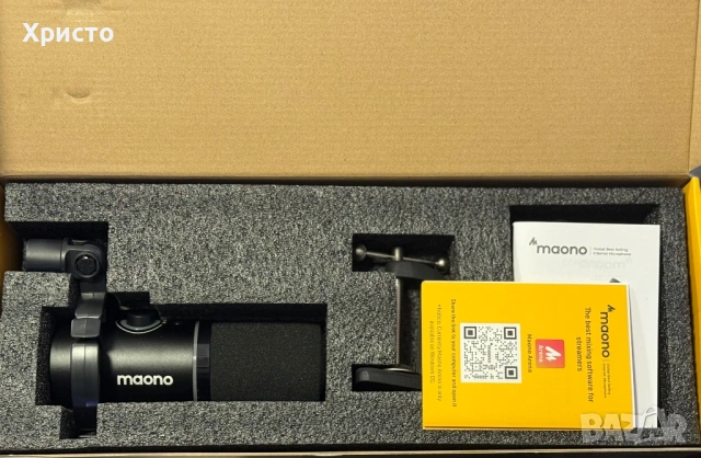 НОВО!!! Подкаст микрофон Maono PD200X , снимка 3 - Микрофони - 54020626