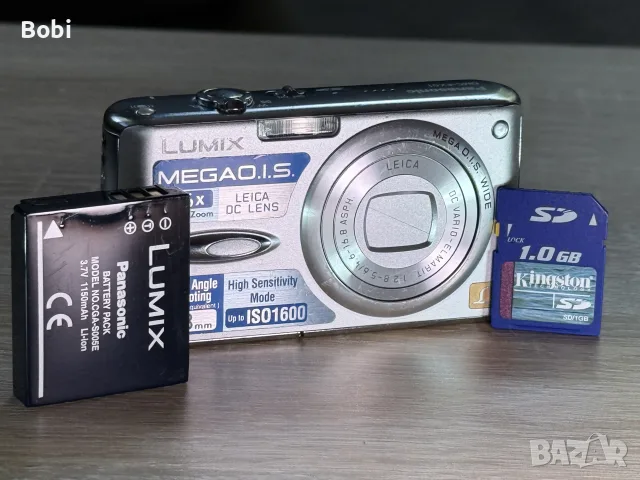 Panasonic LUMIX DMC-FX01 Y2K, снимка 2 - Фотоапарати - 55886206