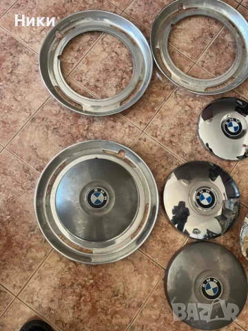 3 бр. метални тасове + 3 бр.рингове около тасовете за БМВ,BMW 1800 1967г., снимка 4 - Аксесоари и консумативи - 51070734
