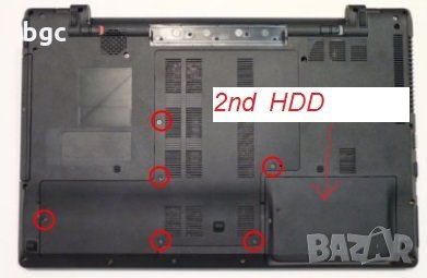 НОВ Преходник за диск Конектор за Acer Aspire 7745 7745G 7745Z 7745ZG 20.PUM07.001 Packard Bell LX86, снимка 7 - Части за лаптопи - 31912983