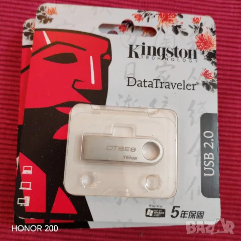 Флаш памет Kingston 16 GB. , снимка 3 - USB Flash памети - 55842367