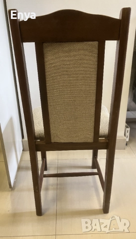 Трапезен стол с тапицерия, снимка 4 - Столове - 52039885