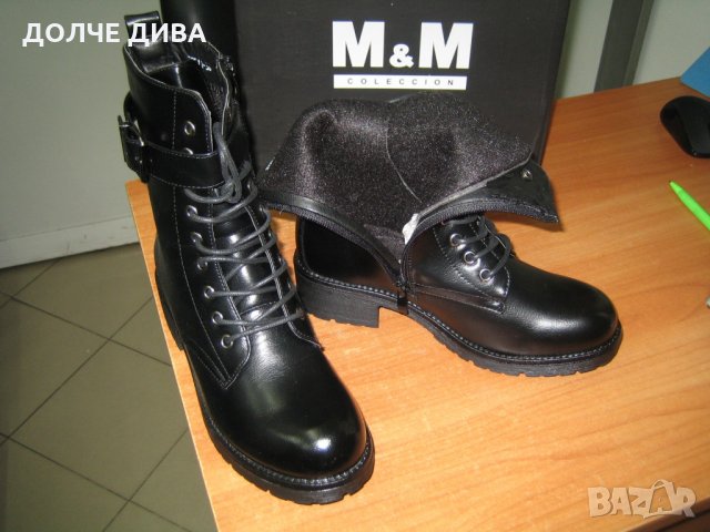 НАМАЛЕНИЕДамски боти /кубинки/ м.20511 черни, снимка 5 - Дамски боти - 34882036