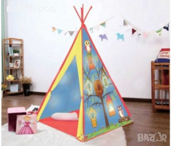 Светеща индианска палатка, снимка 1 - Играчки за стая - 31241033