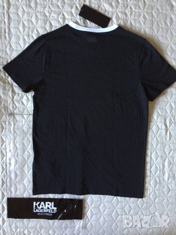 Karl Lagerfeld оригинална нова мъжка тениска S, снимка 2 - Тениски - 33772198