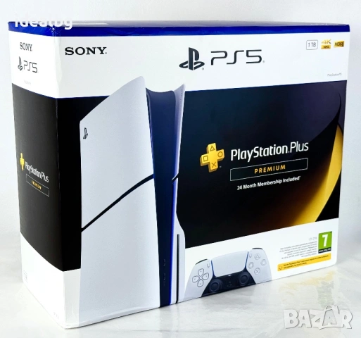 НОВ! Конзола PS5 Disk Edition 1TB PlayStation Plus 24 months Гаранция!