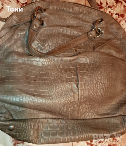 GIANNI CHIARINI Оригинал Нова Дамска Чанта Изцяло от Естествена Кожа , снимка 3 - Чанти - 52418714