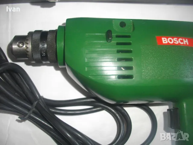 НОВА ОРИГИНАЛНА ШВЕЙЦАРСКА БОШ ЕЛ. ДРЕЛКА БОРМАШИНА BOSCH Made in SWITZERLAND СТАРО КАЧЕСТВО В ЧАНТА, снимка 7 - Бормашини - 48983316