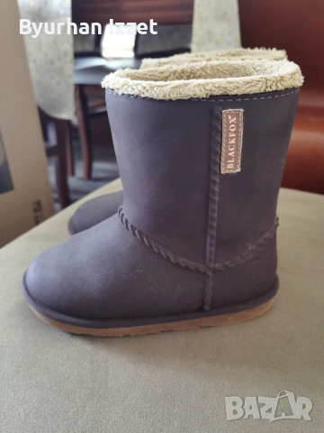 Гумени детски ботуши с плюш blackfox