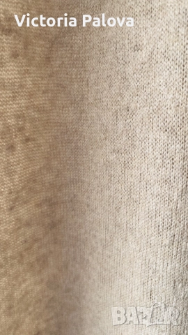 Голям кашмирен шал  BARTOLINI ITALY- топъл пясъчен беж 220/85см, снимка 3 - Шалове - 52669523