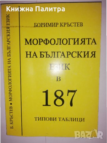 Морфологията на българския език в 187 типови таблици , снимка 1 - Други - 31628381