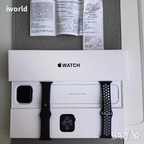 НОВ❗️24МЕС ГАР.❗️ Apple Watch SE 2 (2nd gen) *Лизинг от 20лв/м / 44mm / Midnight / GPS , снимка 1