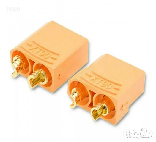 Конектори XT90 Battery Connector Set 4.5mm Male Female Gold Plated Banana Plug, снимка 6 - Друга електроника - 30340084