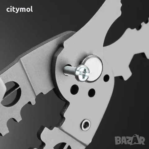 Многофункционални клещи за кабели, 28 в 1, ергономичен дизайн, лесни за употреба, за оголване, кримп, снимка 2 - Клещи - 52102035