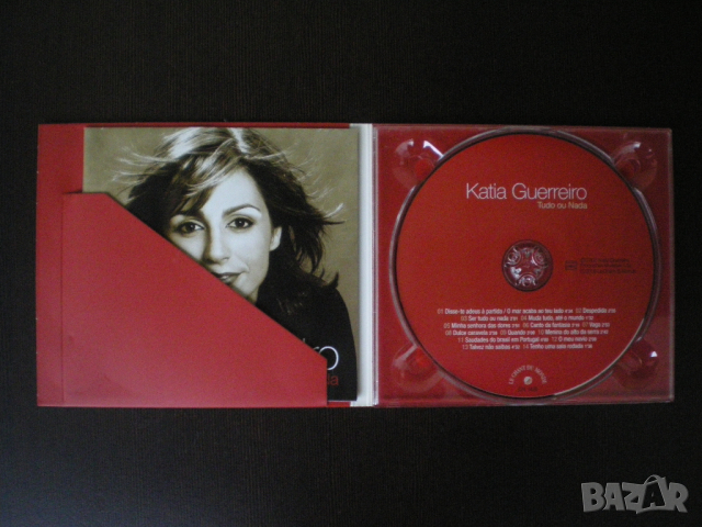 Katia Guerreiro ‎– Tudo Ou Nada 2005 CD, Album, Digipak, снимка 2 - CD дискове - 44619758