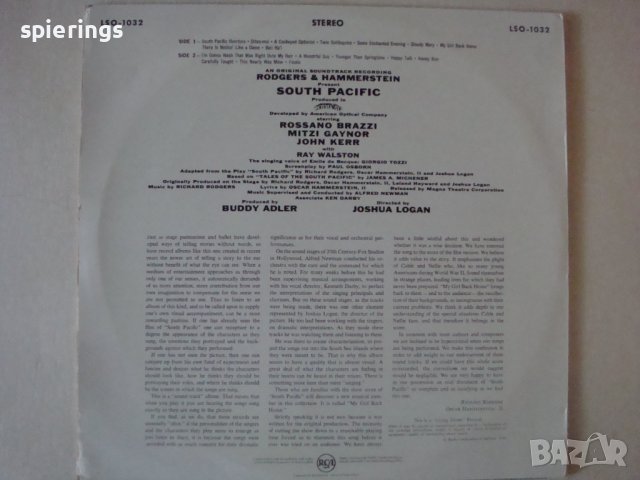LP "South Pacific ", снимка 2 - Грамофонни плочи - 39043225