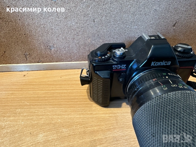фотоапарат "Konica TC-X" + обективи и чанта, снимка 3 - Фотоапарати - 54321105