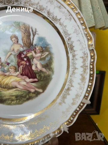 Schumann 1918-1929 Рядко срещана столетница Ръчно рисувана и напълно здрава🥰 , снимка 5 - Пана - 53050673