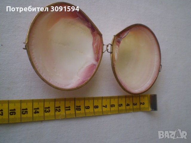 кутия за бижута мида, снимка 6 - Антикварни и старинни предмети - 37924641