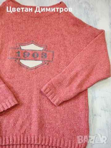 HARLEY - DAVIDSON,вълнен пуловер,XXL размер, унисекс ,мъжки, снимка 2 - Пуловери - 53163514