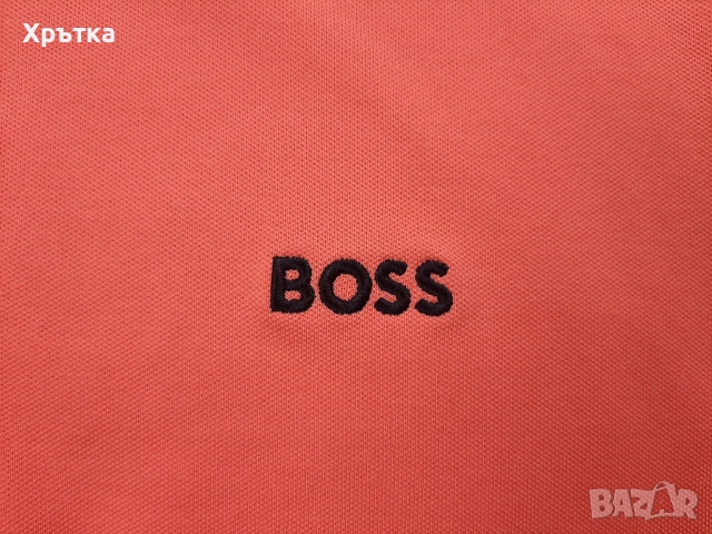 Hugo Boss Paule - Оригинална мъжка тениска с яка р-р L, снимка 6 - Тениски - 54151954