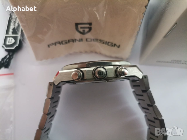 Часовник Pagani design механично-кварцов с японски механизъм seiko, снимка 4 - Мъжки - 52893906
