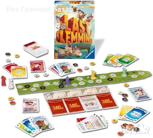Нова Last Lemming Ravensburger забавна настолна стратегическа игра с карти за 8+ деца, снимка 4 - Настолни игри - 56197075
