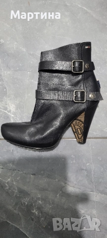 Дамски боти Tommy Hilfiger естествена кожа 38 номер