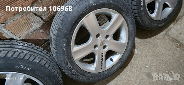 Джанти с гуми 16 цола за Пежо/Peugeot, снимка 3 - Гуми и джанти - 53949317