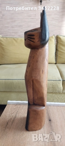 дърворезба за ценители височина 52см, снимка 3 - Декорация за дома - 52255298