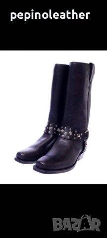 BUFFALO - нови черни кафяви каубойски байкърски кожени ботуши разни номера, снимка 13 - Дамски ботуши - 35017496