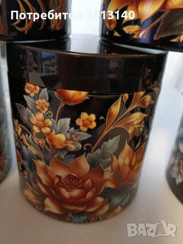 Комплект буркани за подправки 500 мл ръчно украсени, снимка 5 - Аксесоари за кухня - 53949075