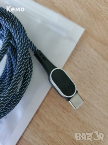 Кабел USB Type C към USB C 60W PD за бързо зареждане, снимка 3 - USB кабели - 31010268