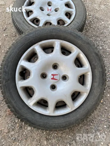 4 бр Зимни гуми с джанти от Honda Accord 6 185/65/15, снимка 2 - Гуми и джанти - 48090410