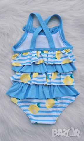 Бебешки бански на лимони Monsoon 6-12 месеца, снимка 11 - Бебешки бански - 51957103