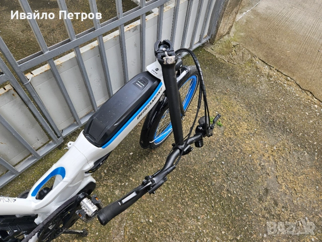 Електрически сгъваем велосипед 20 цола BERGAMONT-шест месеца гаранция, снимка 6 - Велосипеди - 54074581