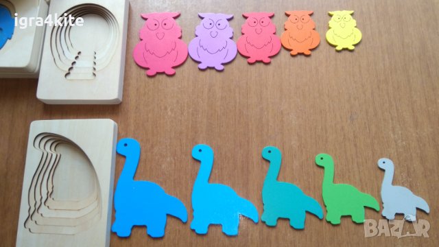 Дървени 3D пъзели за напасване с пластове 10 модела / дървени играчки, снимка 10 - Образователни игри - 36671573