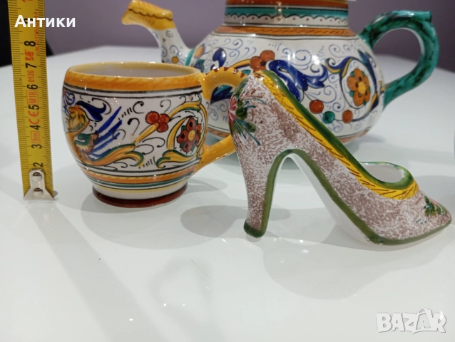 Керамичен италиански лот маркиран , снимка 7 - Сервизи - 52528024