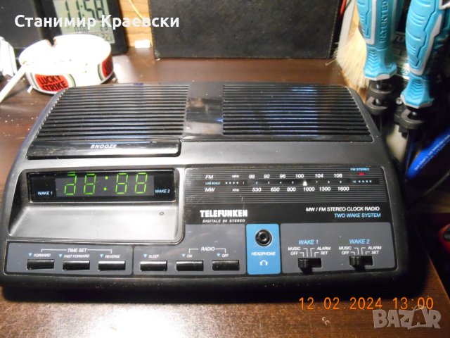 Telefunken digitale 90 stereo - radio clock alarm - vintage 94, снимка 1 - Други - 44366126