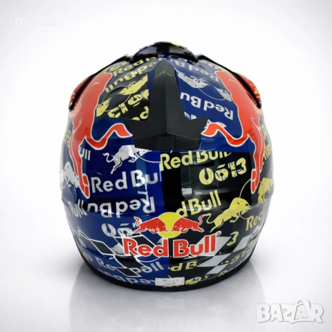 Кросова каска RED BULL, Full Face, DOT Сертификат, Размер: S; M;, снимка 7 - Аксесоари за велосипеди - 46768623
