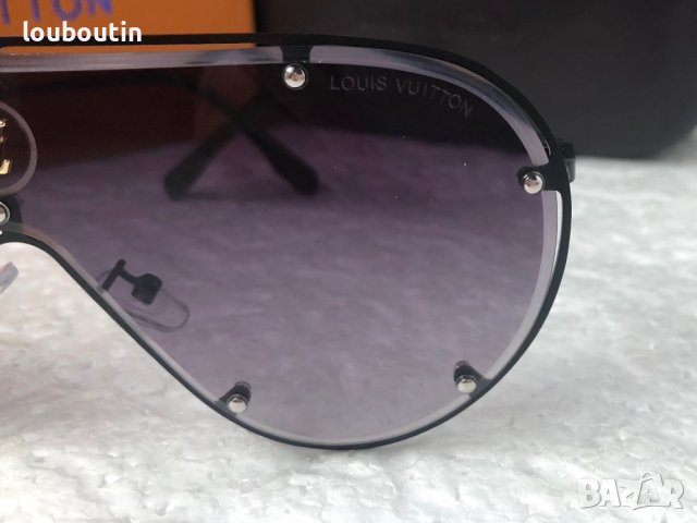 Louis Vuitton 2023 висок клас мъжки слънчеви очила маска, снимка 9 - Слънчеви и диоптрични очила - 38938086